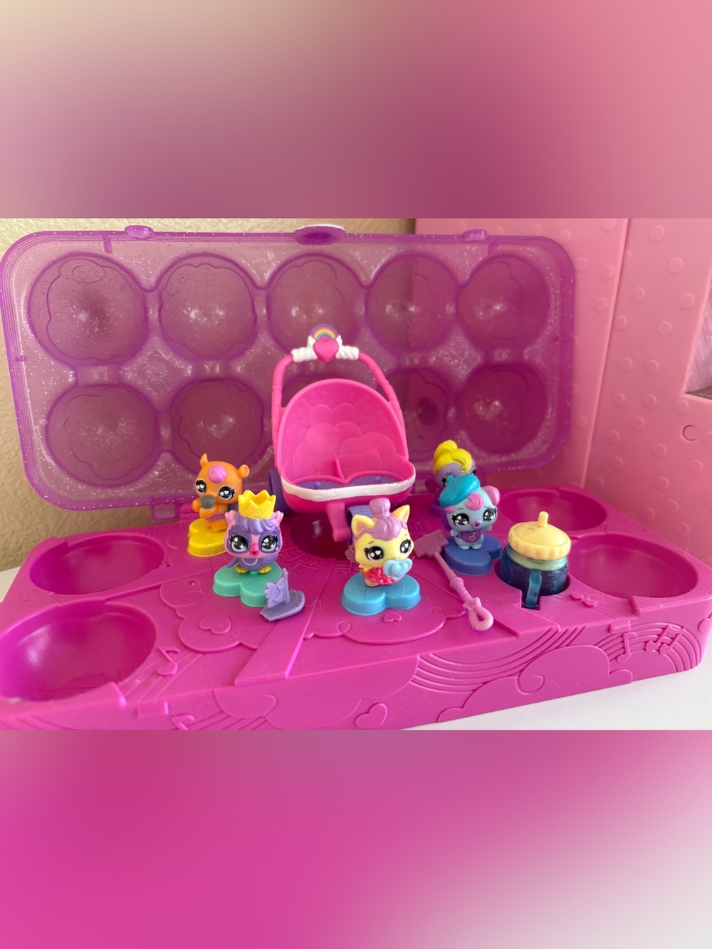 Hatchimals Alive with 5 babies and stroller